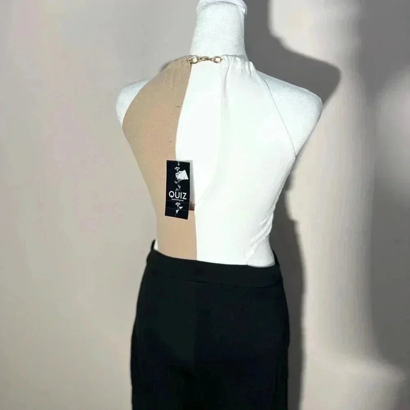 WOMENS SIDE-CUT HALTER JUMPSUIT size 4 - Picture 5 of 7